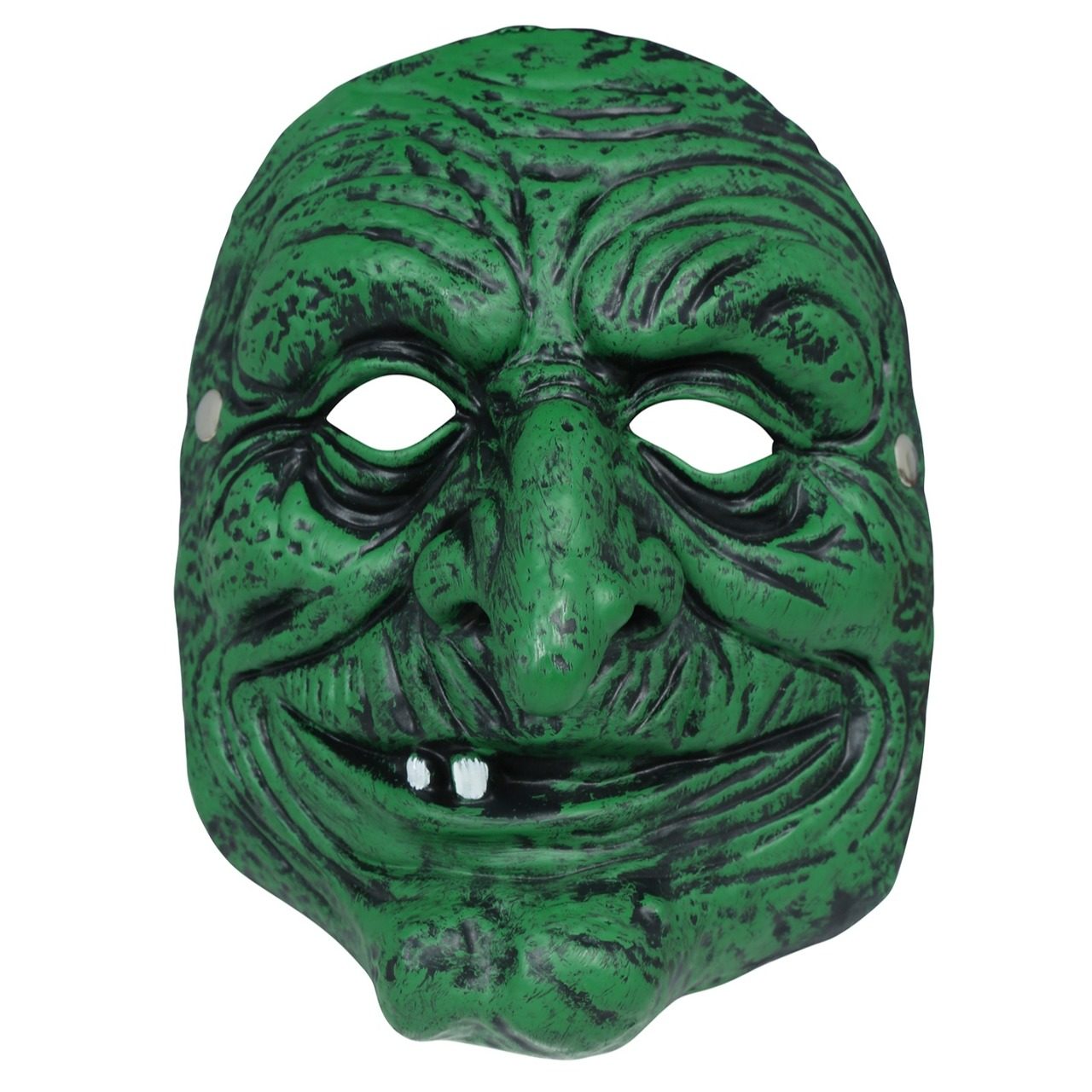 Grüne Hexenmaske