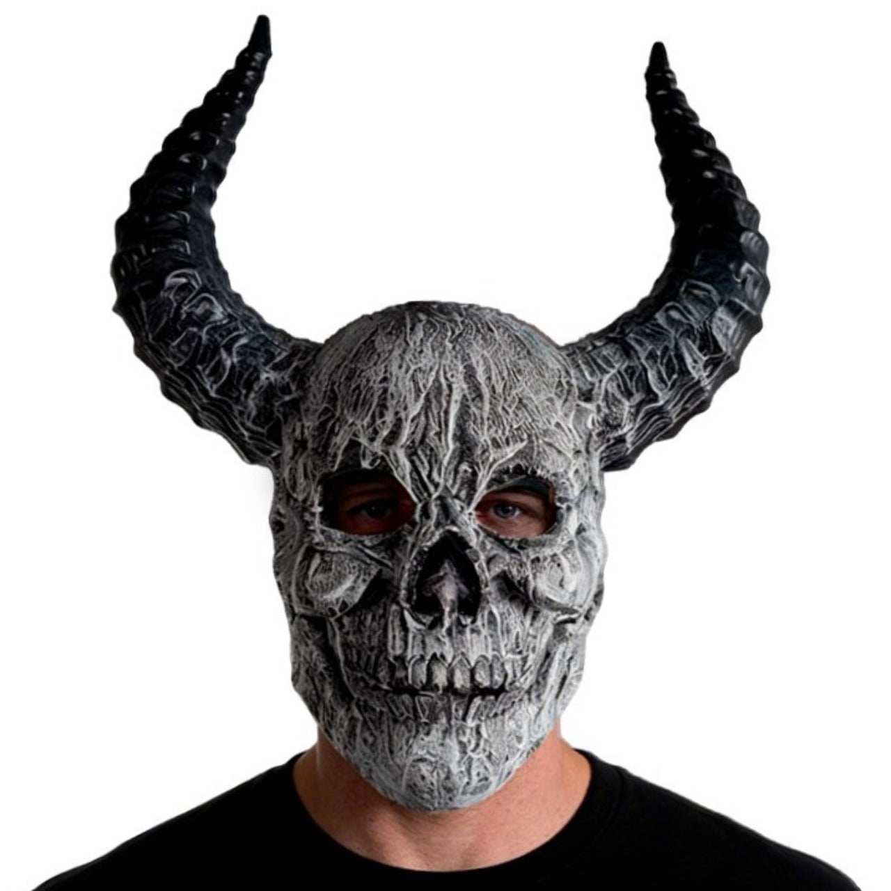 Schädelmaske mit Hörnern