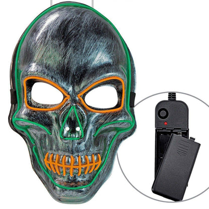 LED Totenkopfmaske