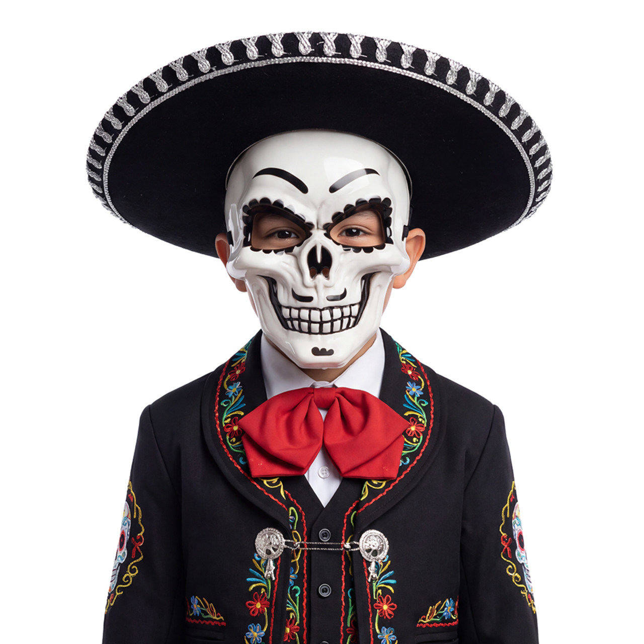 Weiße Catrín-Maske