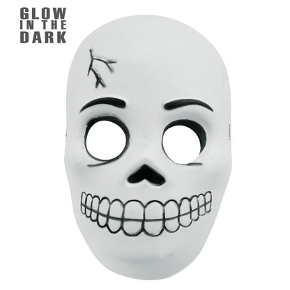 Glow-Skelett-Maske