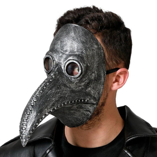 Dunkle Doktor Pest-Maske aus Latex