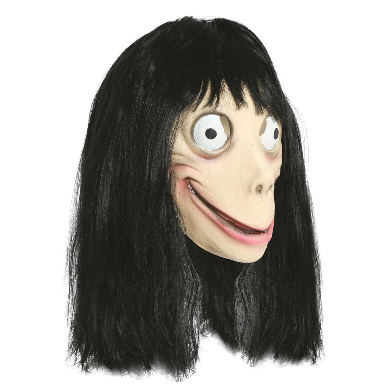 Momo Creepypasta Latexmaske für Mädchen