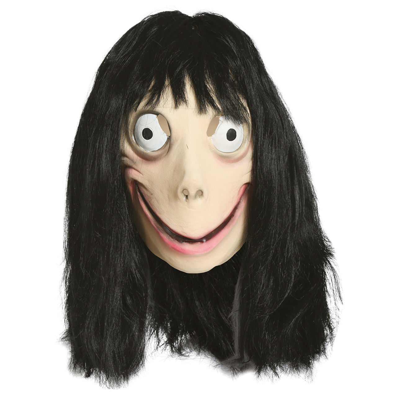 Momo Creepypasta Latexmaske für Mädchen
