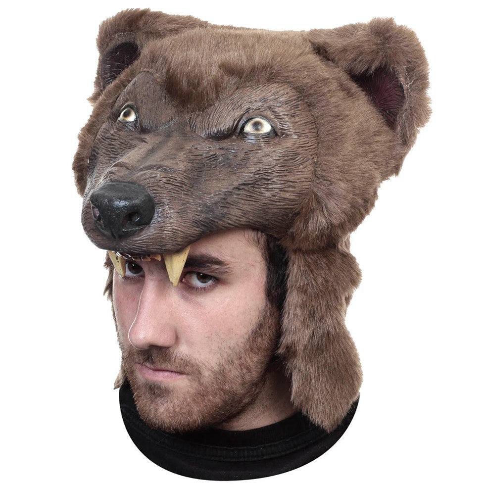 Braunbärmaske aus Latex