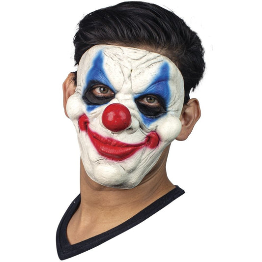 Lächelnde Joker-Clown-Maske aus Latex