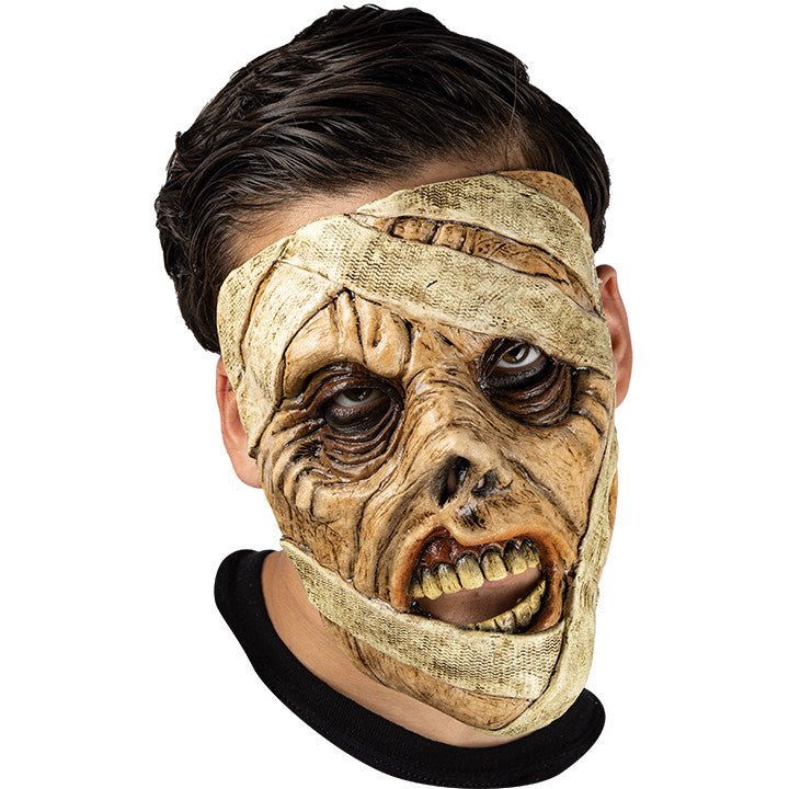 Zombie-Mumie Bandage-Latex-Maske