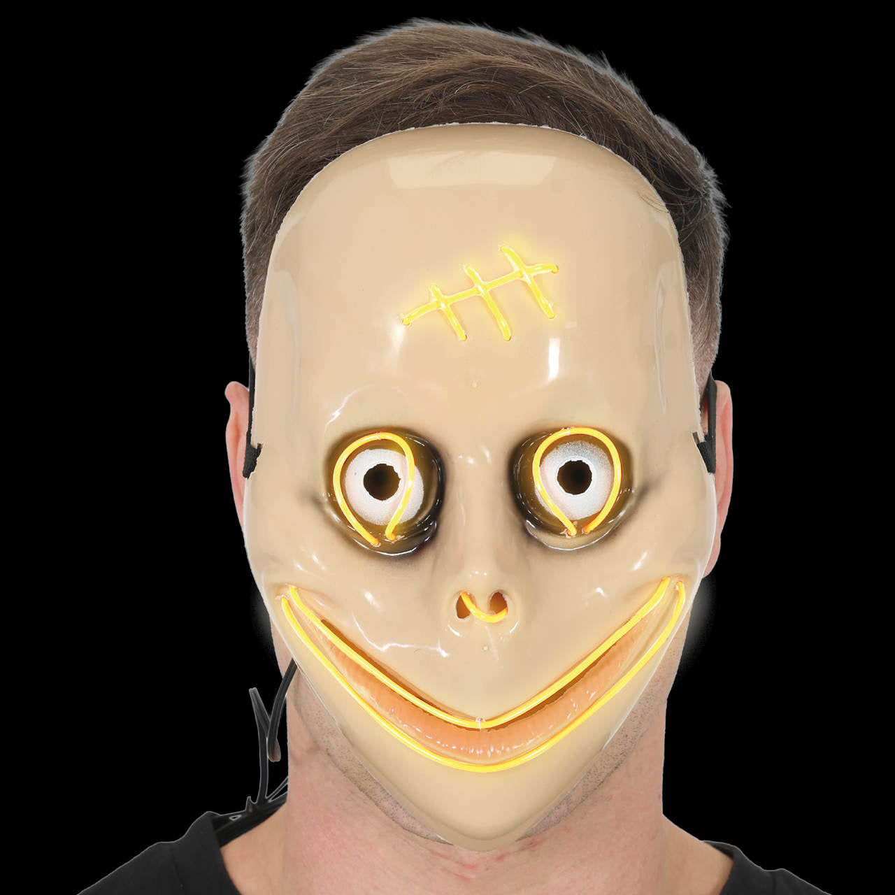 Leuchtende Momo Creepypasta Maske