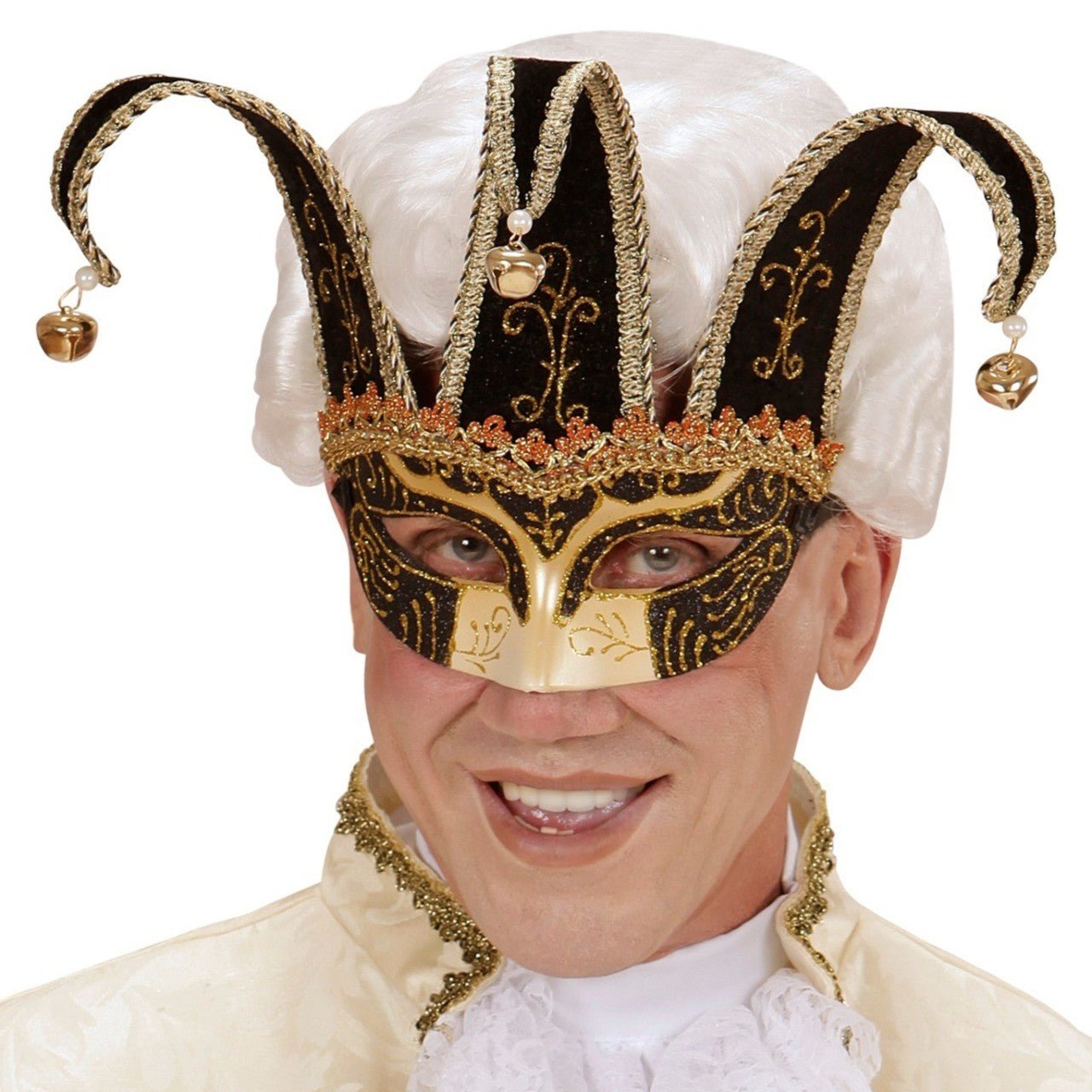 Venezianische Harlekin Maske