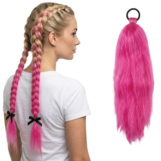 Fuchsia-Strähne