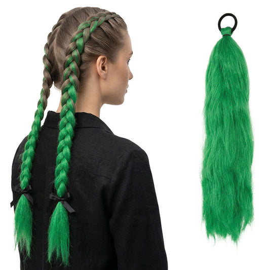 Grüne Strähne