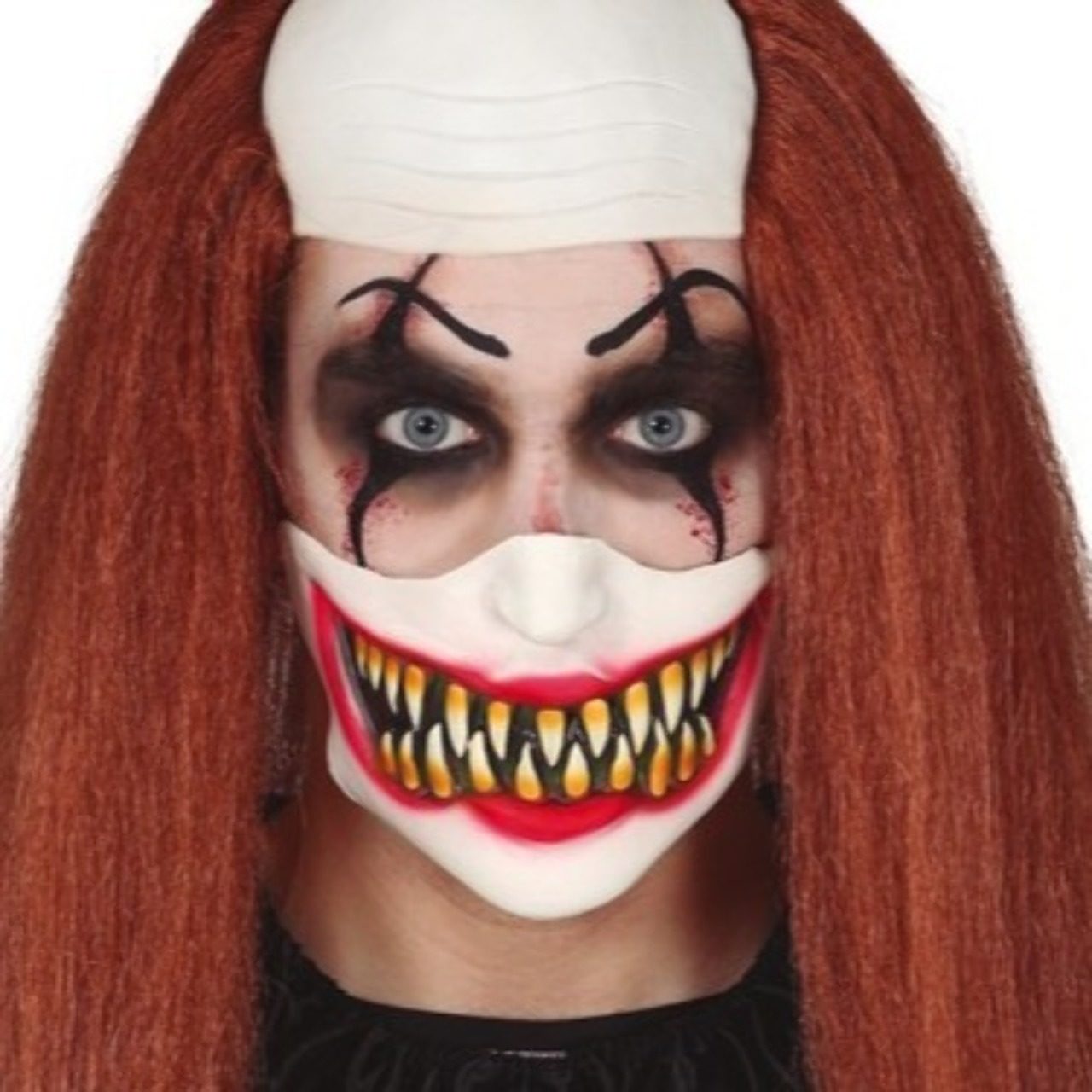 Killerclown-Latex-Halbmaske 