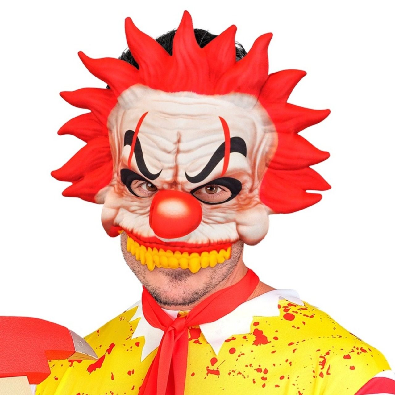 Clown-Halbmaske McDonald.