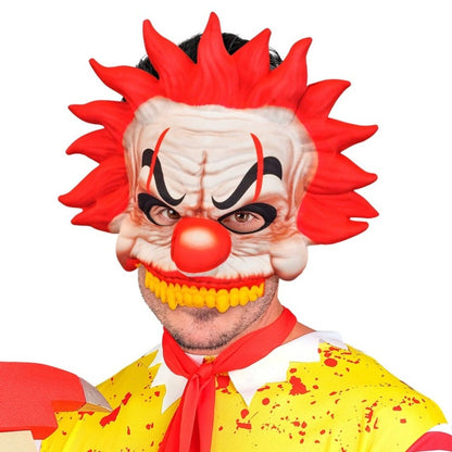 Clown-Halbmaske McDonald.
