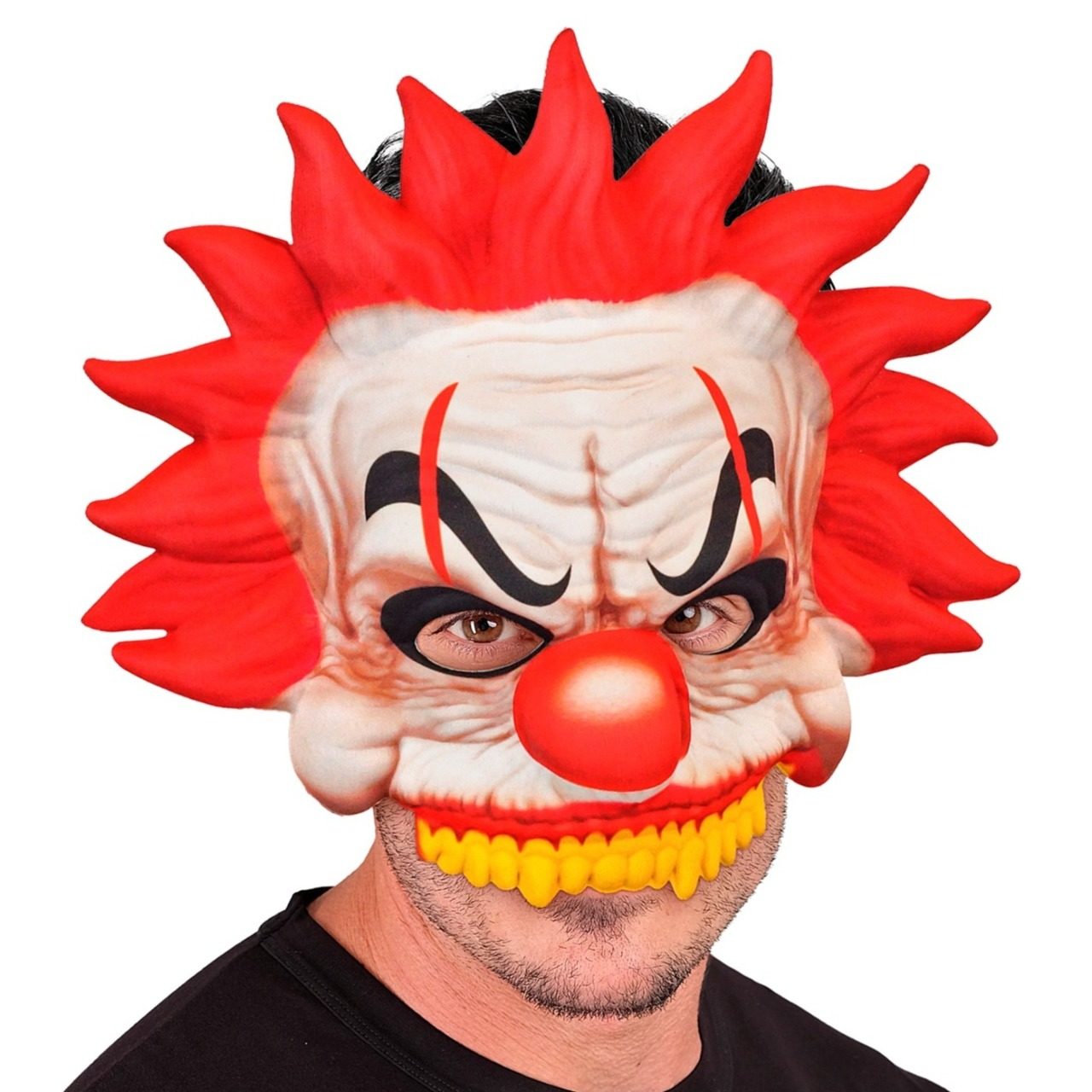 Clown-Halbmaske McDonald.