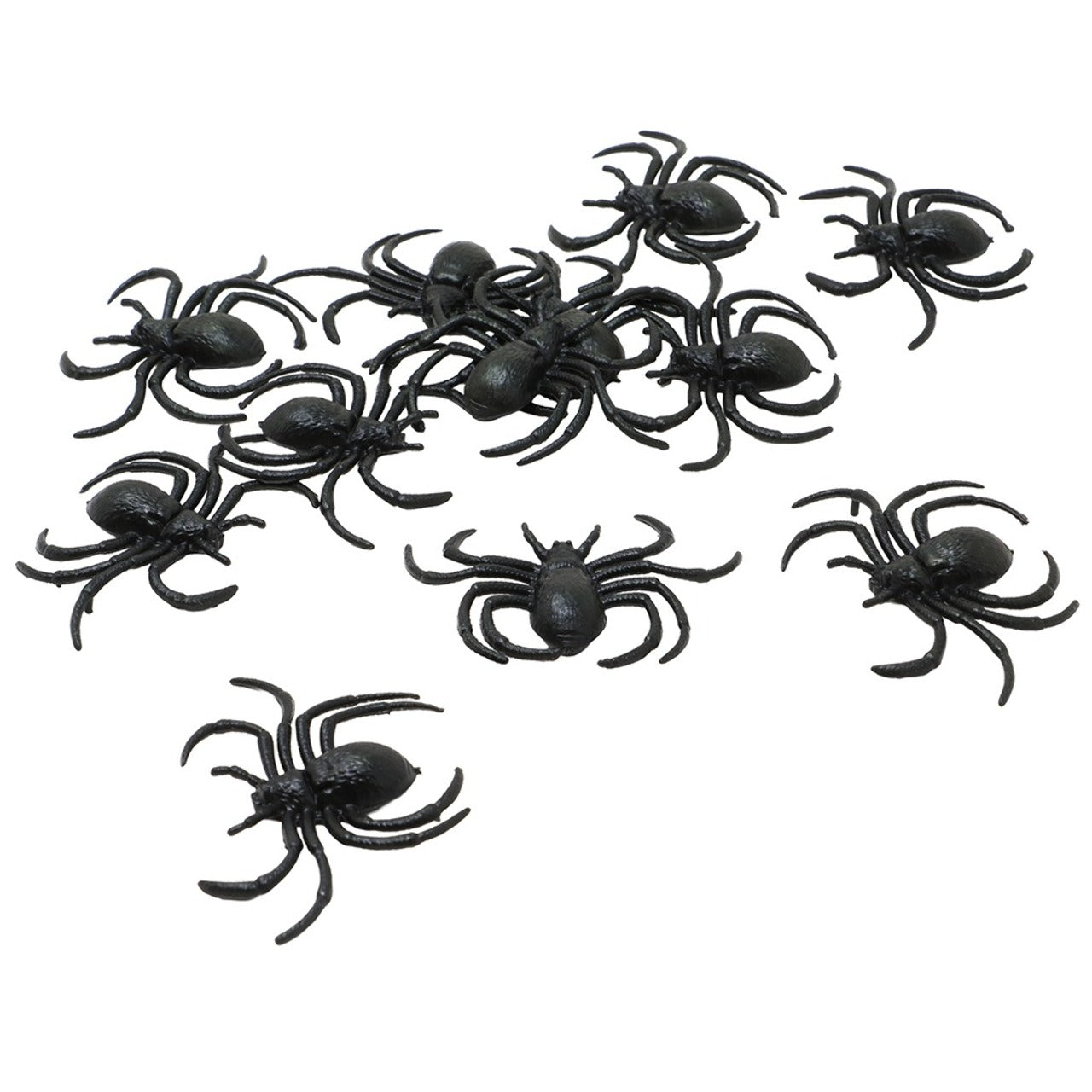 Schwarze Spinnen 12er Pack