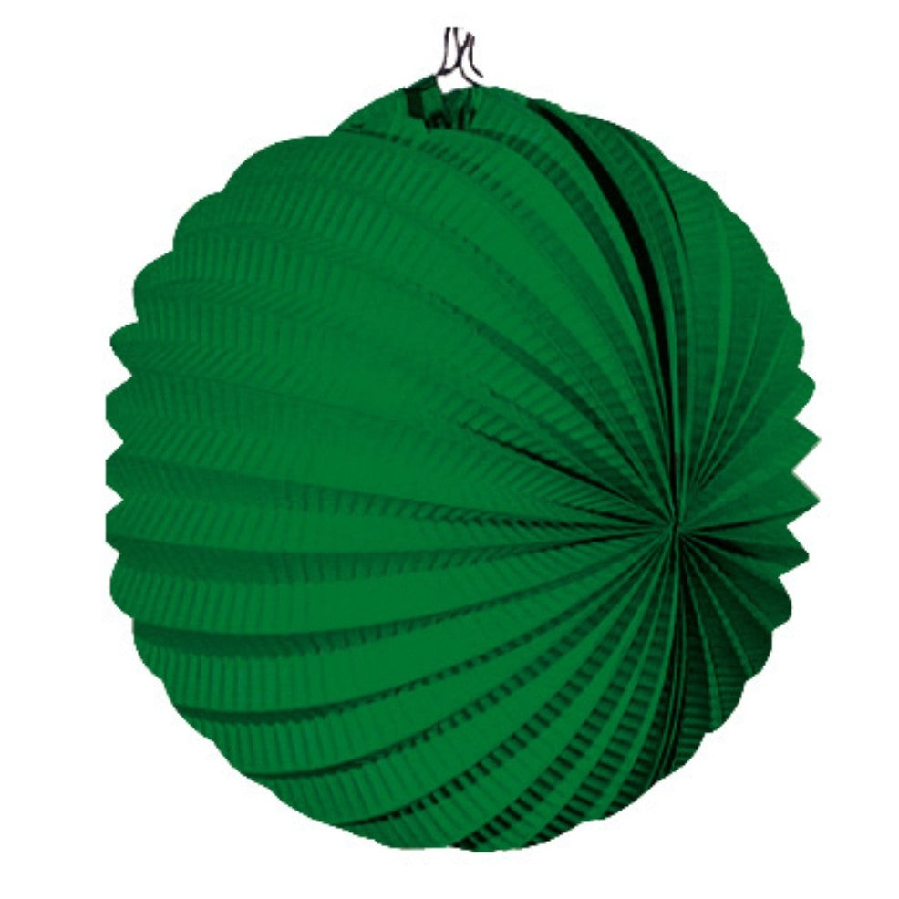 12 grüne Festlaternen im Set