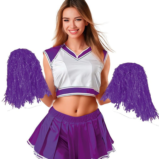 Pack mit 2 Violetten Pompons 80g