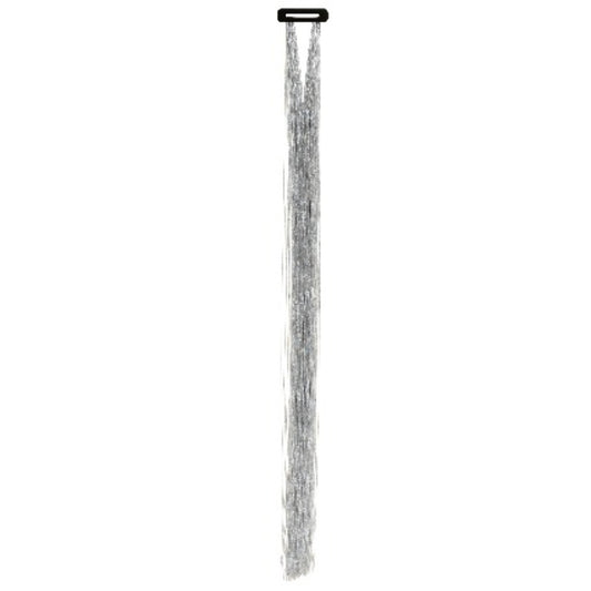 3er-Pack Glänzende Silber Strähnen