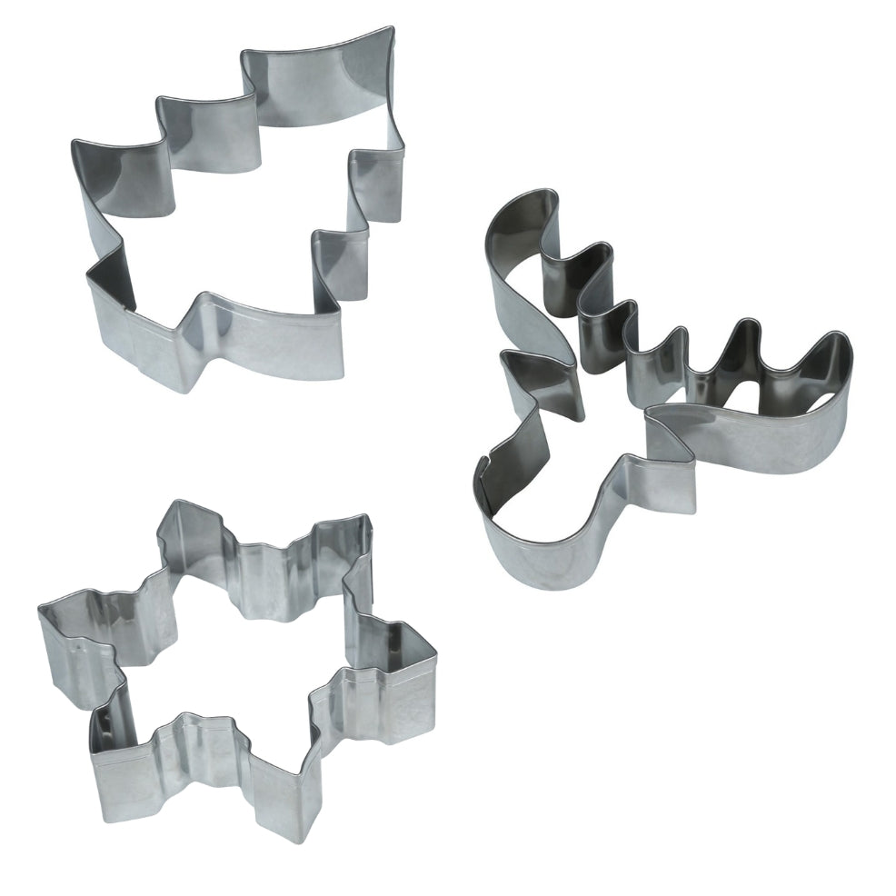 3er-Pack Metall-Ausstechformen für Weihnachtsplätzchen