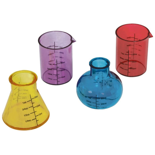 4er-Pack Laborgefäße
