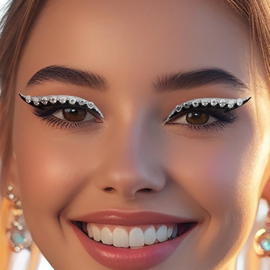 Packung mit 6 Eyeliner-Glitzersteine