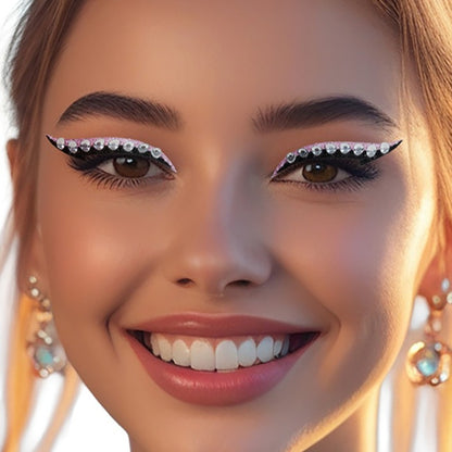Packung mit 6 Eyeliner-Glitzersteine