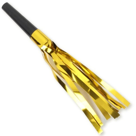 Partytröten Flitter gold 6 Stück