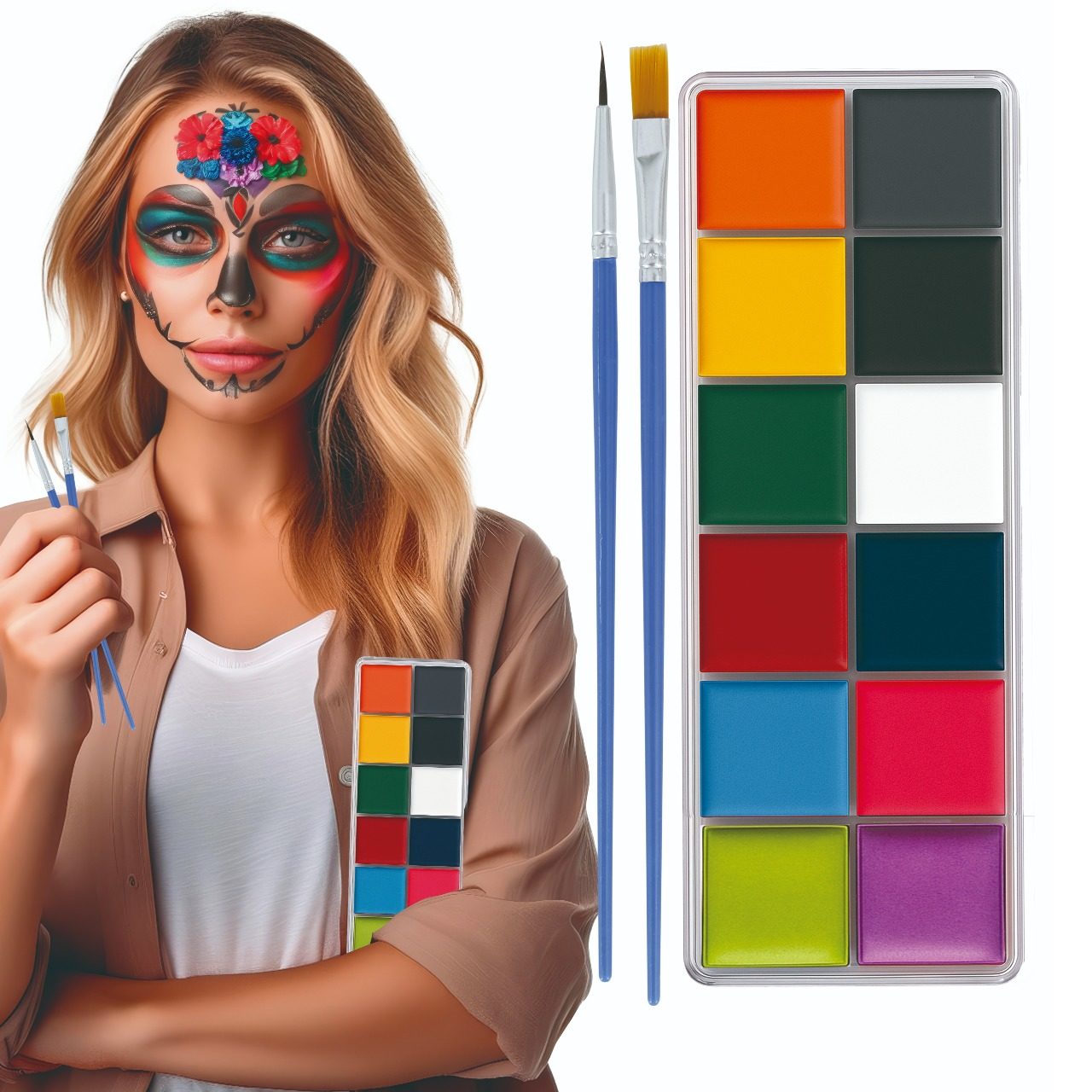 Make-up-Palette 12 Farben