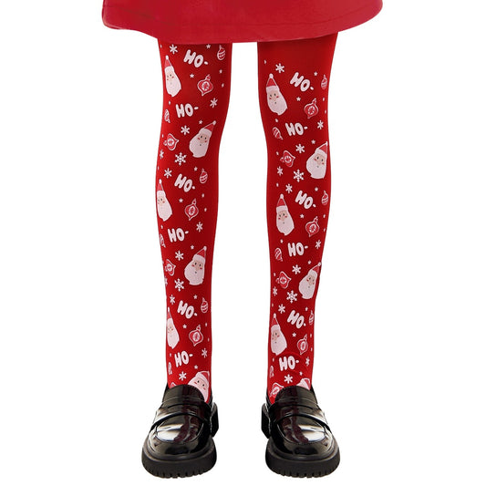 Weihnachtsmann-Strumpfhose für Kinder