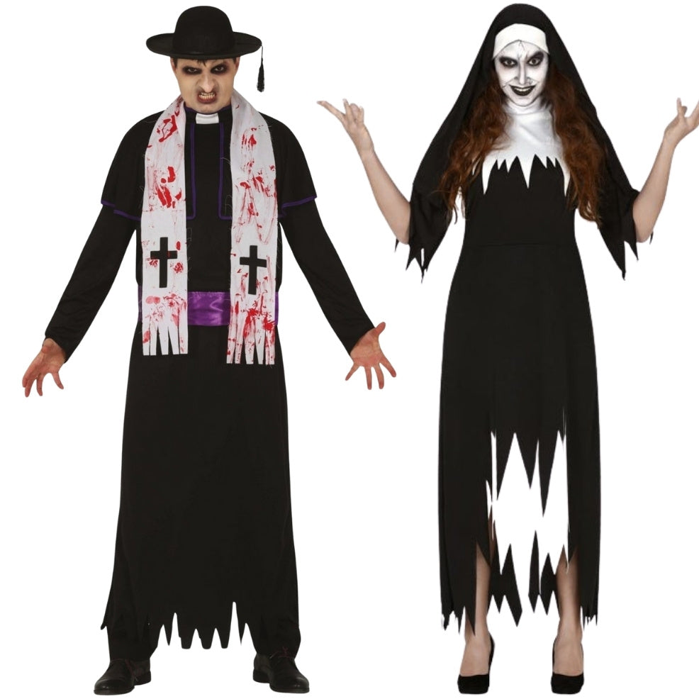 Religiöse Zombie-Paarkostüme