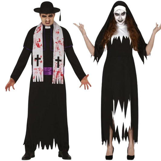 Religiöse Zombie-Paarkostüme