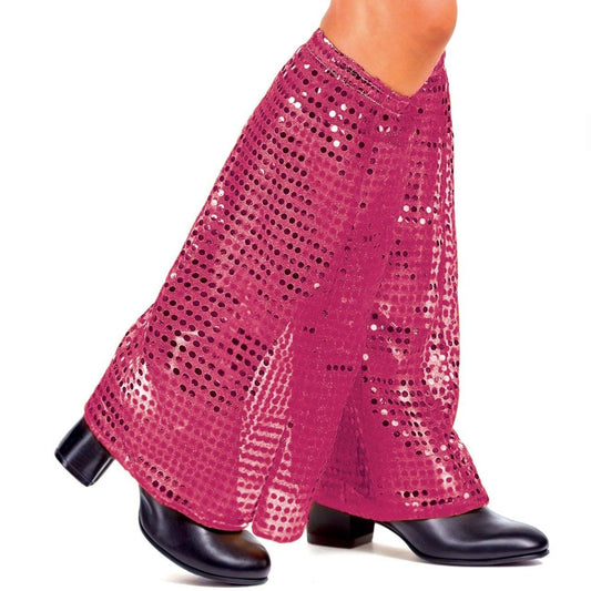 Fuchsiafarbene Disco-Schlaghosen