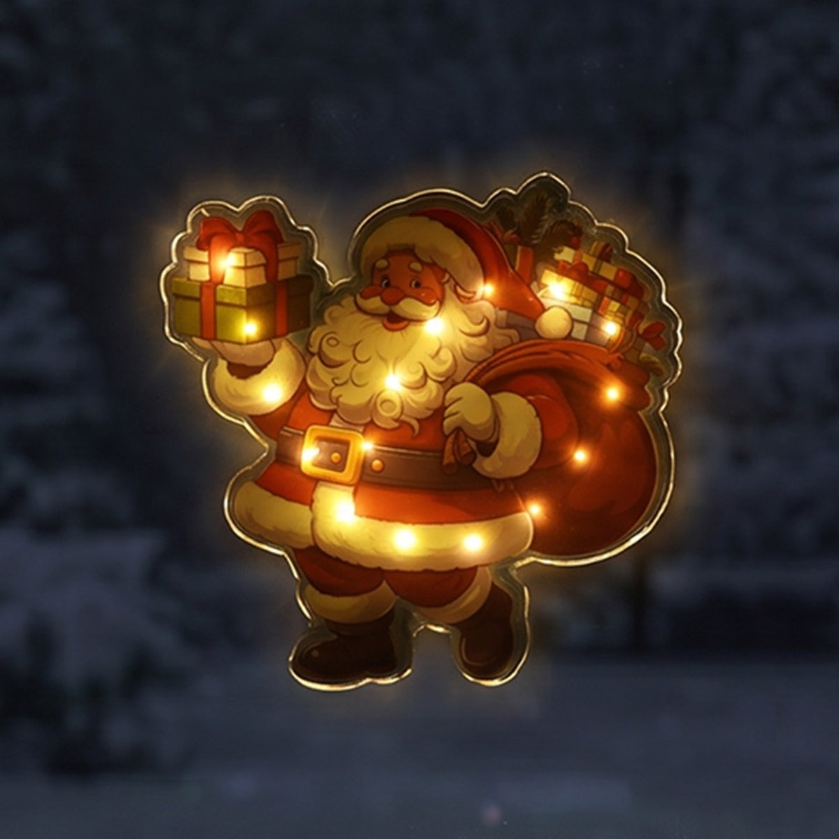 Gel-Aufkleber Weihnachtsmann
