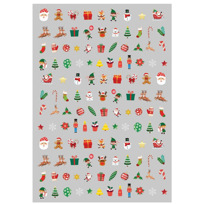 Nagelaufkleber für Weihnachten