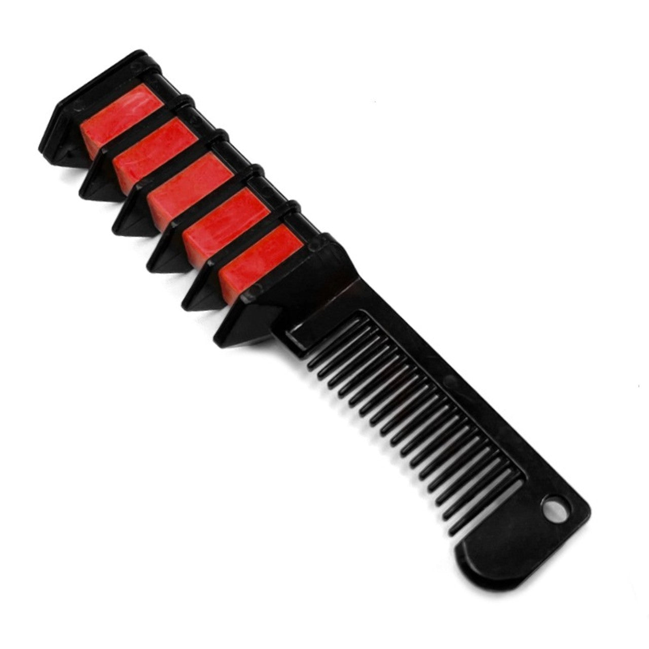 Roter Kreidekamm für Haare