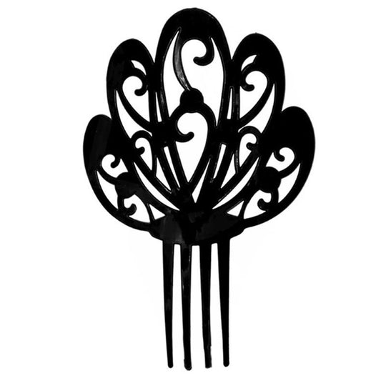 Großer schwarzer Haarkamm