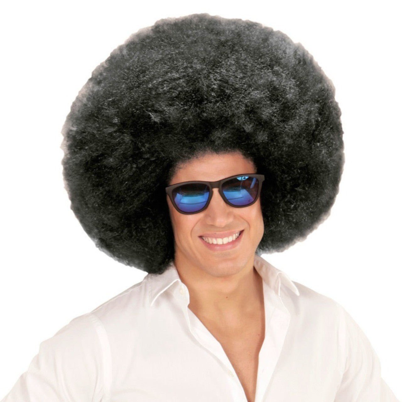 Schwarze Afro-Perücke Super-groß