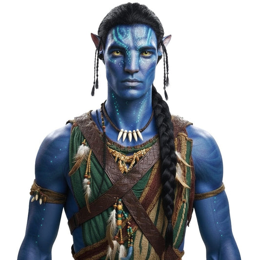 Avatar-Zopfperücke