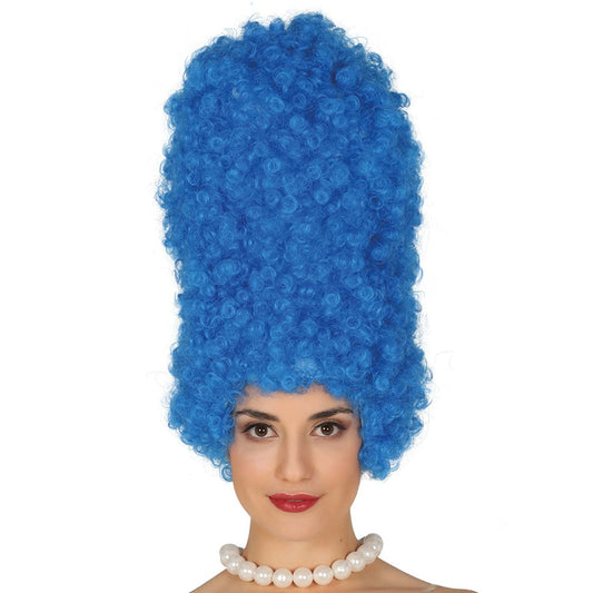 Blaue Perücke Mrs. Simpson