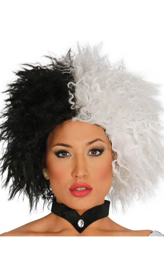 Cruella-de-Vil-Perücke
