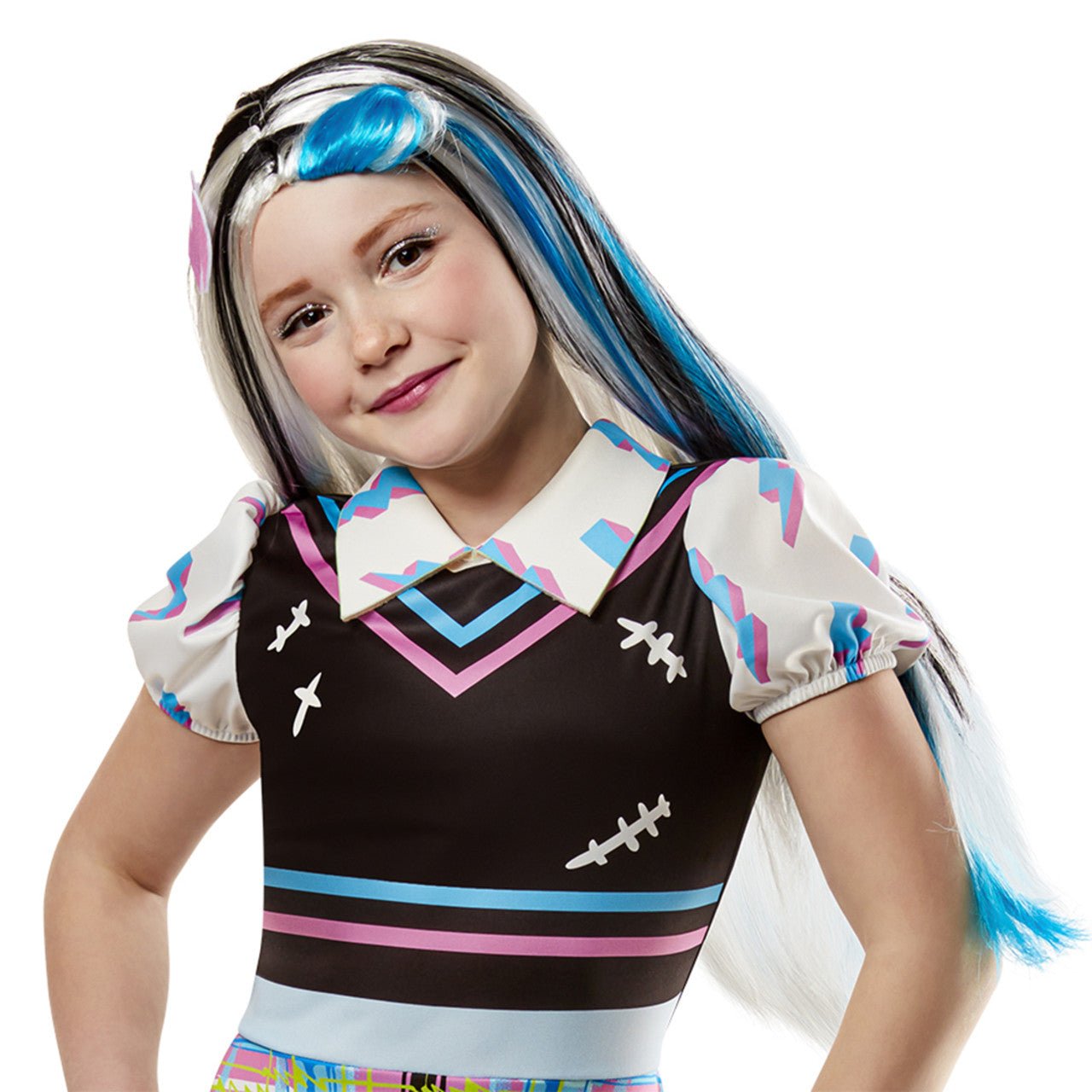 Perücke Frankie Stein Monster High™ für Kinder