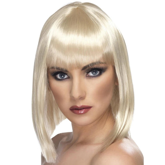 Kurze Deluxe-Blondperücke
