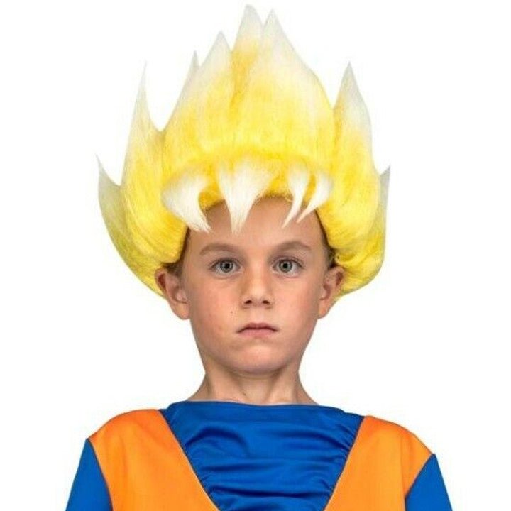 Sayan Goku Perücke für Kinder