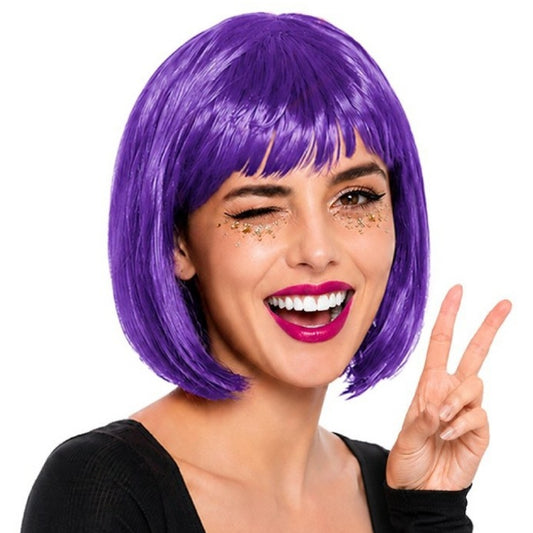 Kurzhaar Perücke lila Eco