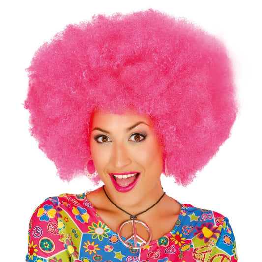 Afrolook-Perücke in Pink