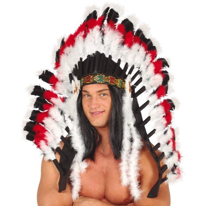 Indianer Federschmuck Deluxe