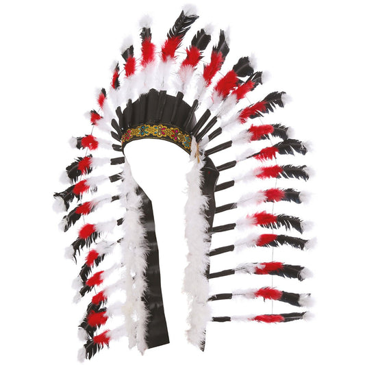 Indianer Federschmuck Deluxe