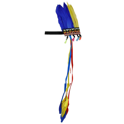 Indio-Federschmuck in bunten Farben