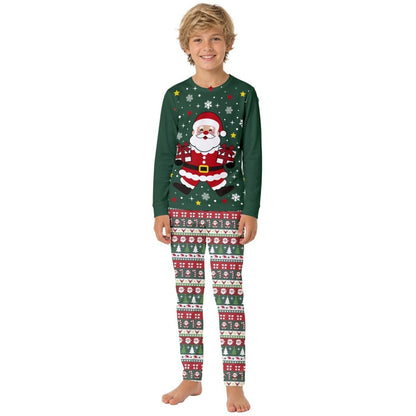 Kinder-Weihnachtsmann-Pyjama